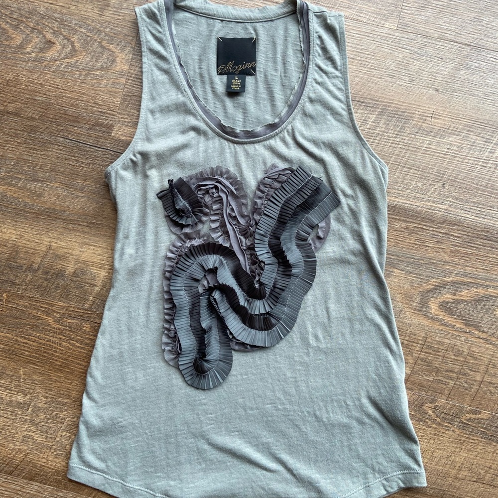 Maginn Tank Top Anthropologie Sage Green - Picture 10 of 10